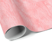 Weichrosa Wolle Fur Textur Geschenkpapier (Rolleneckpunkt)
