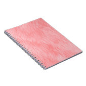 Weichrosa Wolle Fur Textur Notizblock (Rechte Seite)