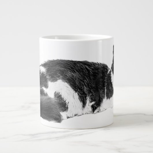 Weichschleifer Jumbo-Tasse (Vorderseite)