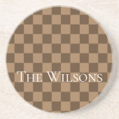 Weichschokoladenquadrate Getränkeuntersetzer (Vorne)