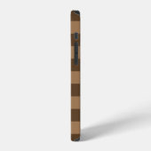 Weichschokoladenquadrate iPhone Hülle (Linke Seite)