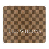 Weichschokoladenquadrate Schneidebrett (Vorderseite)