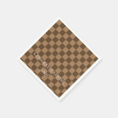 Weichschokoladenquadrate Serviette (Ecke)