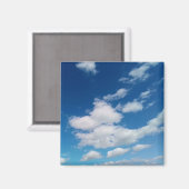Weichschwimmende Wolken Magnet (Vorderseite/Rückseite)