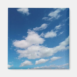 Weichschwimmende Wolken Magnet