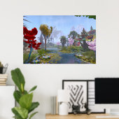 Weichsel des Astral-Flugzeug Poster (Heimbüro)