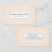 Weichskalenmuster Visitenkarte (Vorne/Hinten)