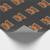 Weicht Mädchen aus, lasst die Hexen-Postbotin Hall Geschenkpapier (Ecke)