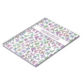 Weichteil-Doodle-Buchstaben Notizblock (Linke Seite)