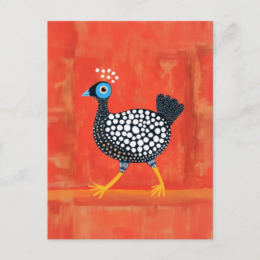 Weichteil, Gepunktete Guinea Postkarte (Vorderseite)