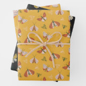 Weichteil gezogene Motten bohisches Muster Geschenkpapier Set (Beispiel)