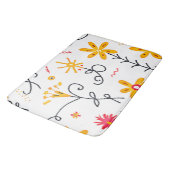 Weichteil-Muster Badematte (Schrägansicht)