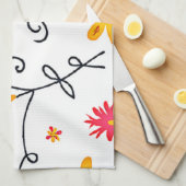 Weichteil-Muster Geschirrtuch (Viertel Falte)