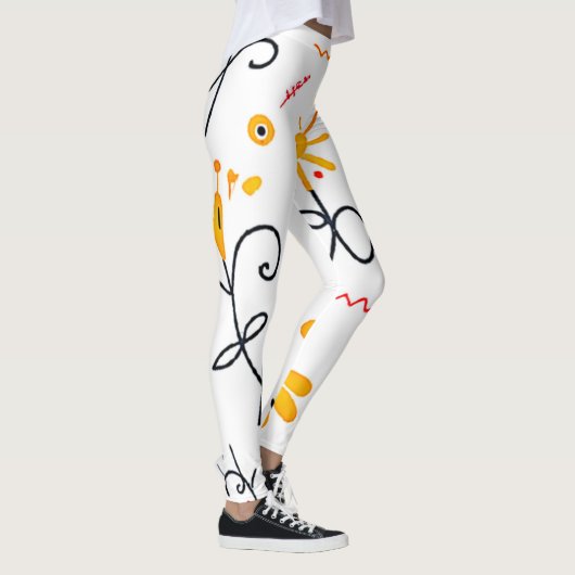 Weichteil-Muster Leggings (Rechts)