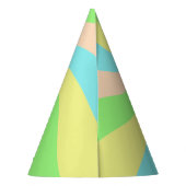 Weichteil-Pastellton Partyhütchen (Rückseite)