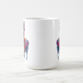 Weichteil-Regenbogen-Lama-Malerei Kaffeetasse (Mittel)