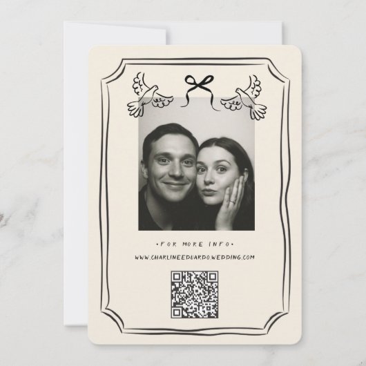 Weichteil Save The Date (Rückseite)