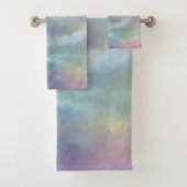 Weichteile | Dreamy Mled Rainbow Mottle Badhandtuch Set (Insitu)