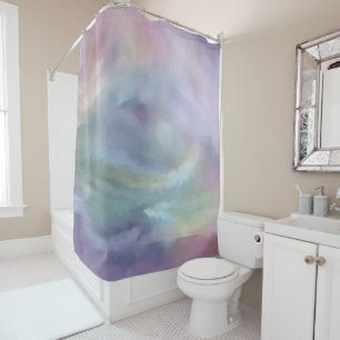 Weichteile Dreamy Mled Rainbow Mottle Duschvorhang
