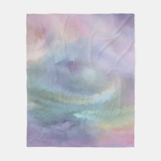 Weichteile | Dreamy Mled Rainbow Mottle Fleecedecke (Vorderseite)