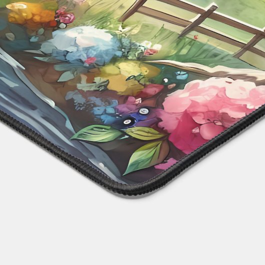 Weichteile Rainbow Earth Fantasy Scene Schreibtischunterlage (Ecke)