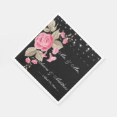 Weichteile schwarz serviette (Ecke)