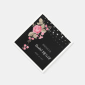 Weichteile schwarz serviette (Ecke)