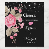 Weichteile schwarz weinetikett (Einzelnes Label)