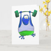 Weichteilfrosch Karte (Gelbe Blume)