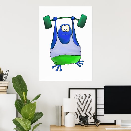Weichteilfrosch Poster (Heimbüro)