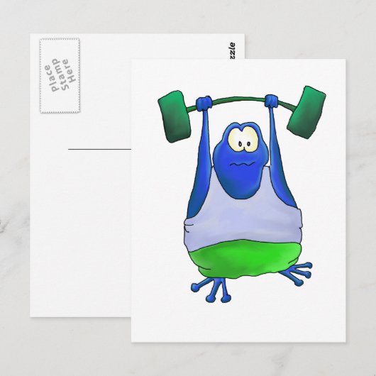 Weichteilfrosch Postkarte (Vorne/Hinten)