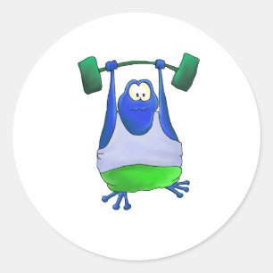 Weichteilfrosch Runder Aufkleber