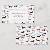 Weichteilhaltiger Hund-Kapselkarten Begleitkarte (Vorne/Hinten)