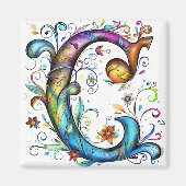 Weichteilmonogramm C Magnet (Vorne)