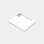 Weichteilmonogramm Post-it Klebezettel (angewinkelt)