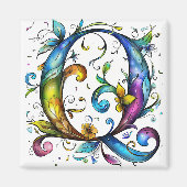 Weichteilmonogramm Q Magnet (Vorne)