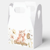 Weichteilpastellfarbene Wildblume Geburtstag Geschenkschachtel (Geöffnet)