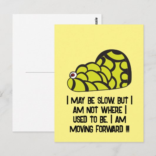 WeichteilSchnecke Postkarte (Vorne/Hinten)