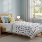 Weichteilvögel Cartoon Fleecedecke