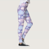 Weichteilwolken und Sternenmuster Leggings (Rechts)