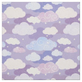Weichteilwolken und Sternenmuster Stoff (Muster)
