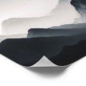 Weichtes Schwarz-Weiß-Foto Poster (Ecke)