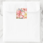 Weichtiere I Quadratischer Aufkleber (Tasche)