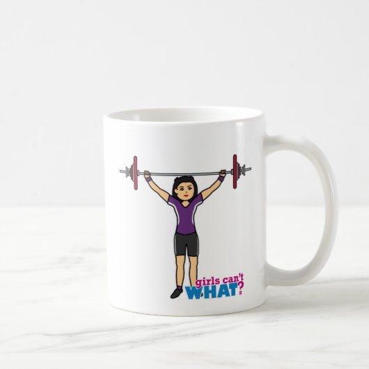 Weichtlifter Mädchen - Mittel Kaffeetasse (Rechts)
