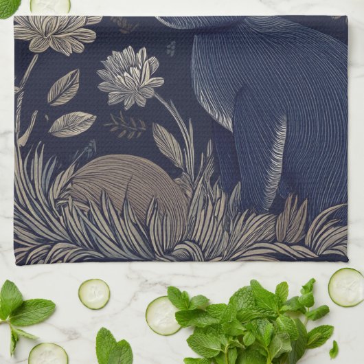 Weichtrabbit Geschirrtuch (Gefaltet)