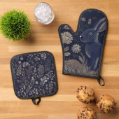 Weichtrabbit Ofenhandschuh & Topflappen-Set (Oben Unten)