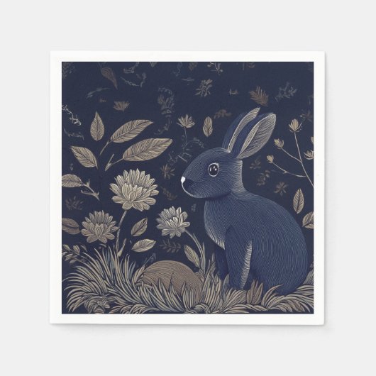 Weichtrabbit Serviette (Vorderseite)