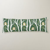 Weichtuch- und Birkenbaummuster Seitenschläferkissen (Rückseite)