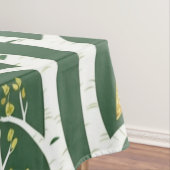 Weichtuch- und Birkenbaummuster Tischdecke (Beispiel)