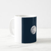 Weichwasserfarbiger Mondphasen-Becher - Tiefes Nav Kaffeetasse (Vorderseite Links)